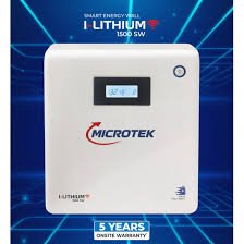 Microtek lithium battery inverter combo