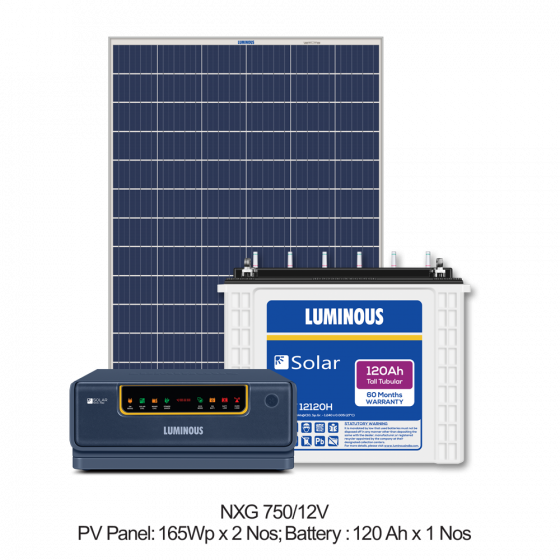 500VA off-grid solar inverter and battery combo