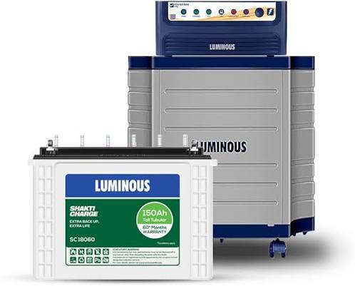 Luminous inverter, battery and trolley combo